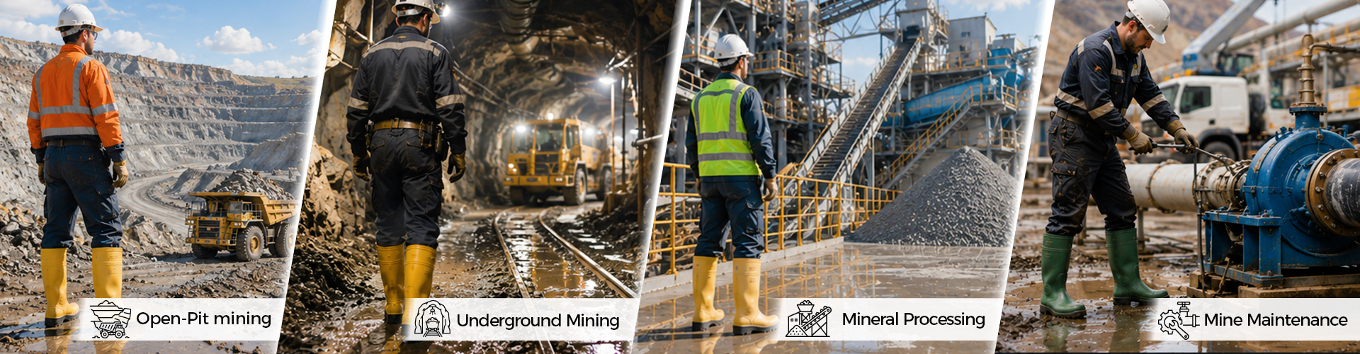 Wellington Boots Designed for Mining Environments Wellington Boots Designed for Mining Environments
