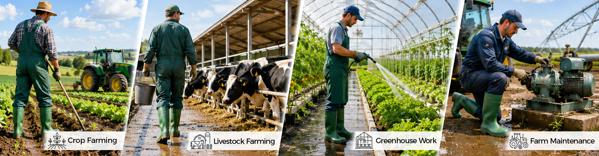 Wellington Boots Designed for Agriculture Environments Wellington Boots Designed for Agriculture Environments