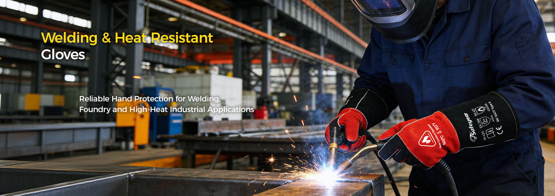 Safeyear mining gloves providing heavy-duty hand protection for workers in mining and industrial environments