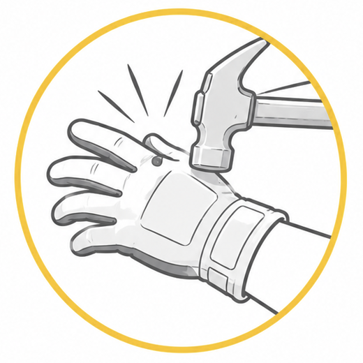 Industrial work gloves with impact protection for machinery and heavy handling tasks construction 4