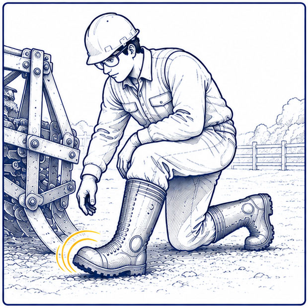 Flex Durability for Agriculture Wellington Boots Durable farming Wellington boots for repeated flexing and daily agricultural work