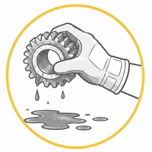Oily Surfaces Manufacturing work gloves with reliable grip protection for oily and slippery surfaces