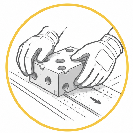 Continuous Abrasion Mechanical work gloves providing abrasion resistance for continuous industrial handling tasks
