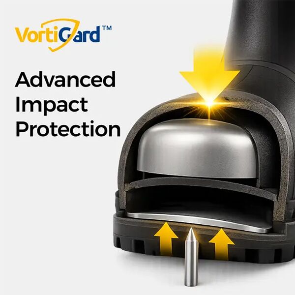 Steel Toe Protection for Mining Wellington Boots VortiGard steel toe impact protection for mining safety Wellington boots