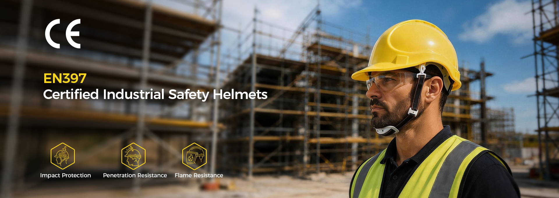 Explore industrial safety helmets tested and certified to EN 397 requirements for impact protection, penetration resistance and other essential performance requirements in professional workplaces. EN 397 Certified Industrial Safety Helmets