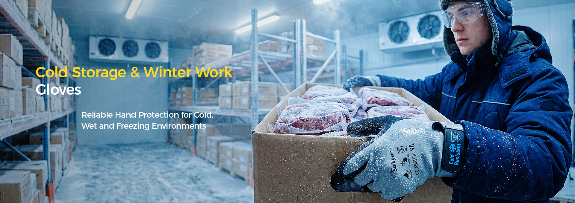 Safeyear mining gloves providing heavy-duty hand protection for workers in mining and industrial environments
