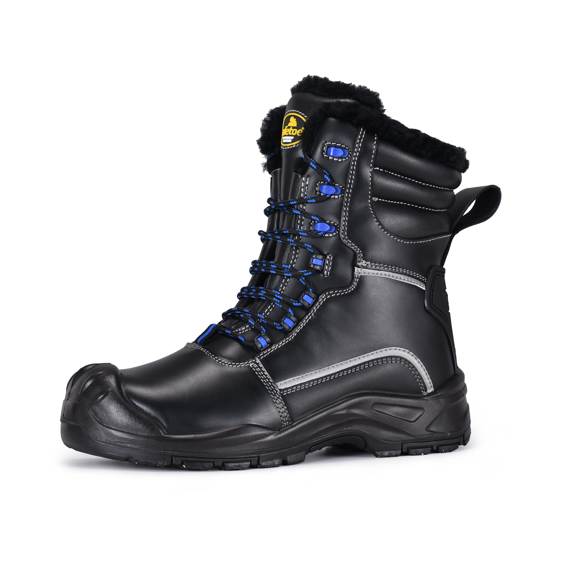 Ready Stock Warm Fur Winter Work Boots H-9550