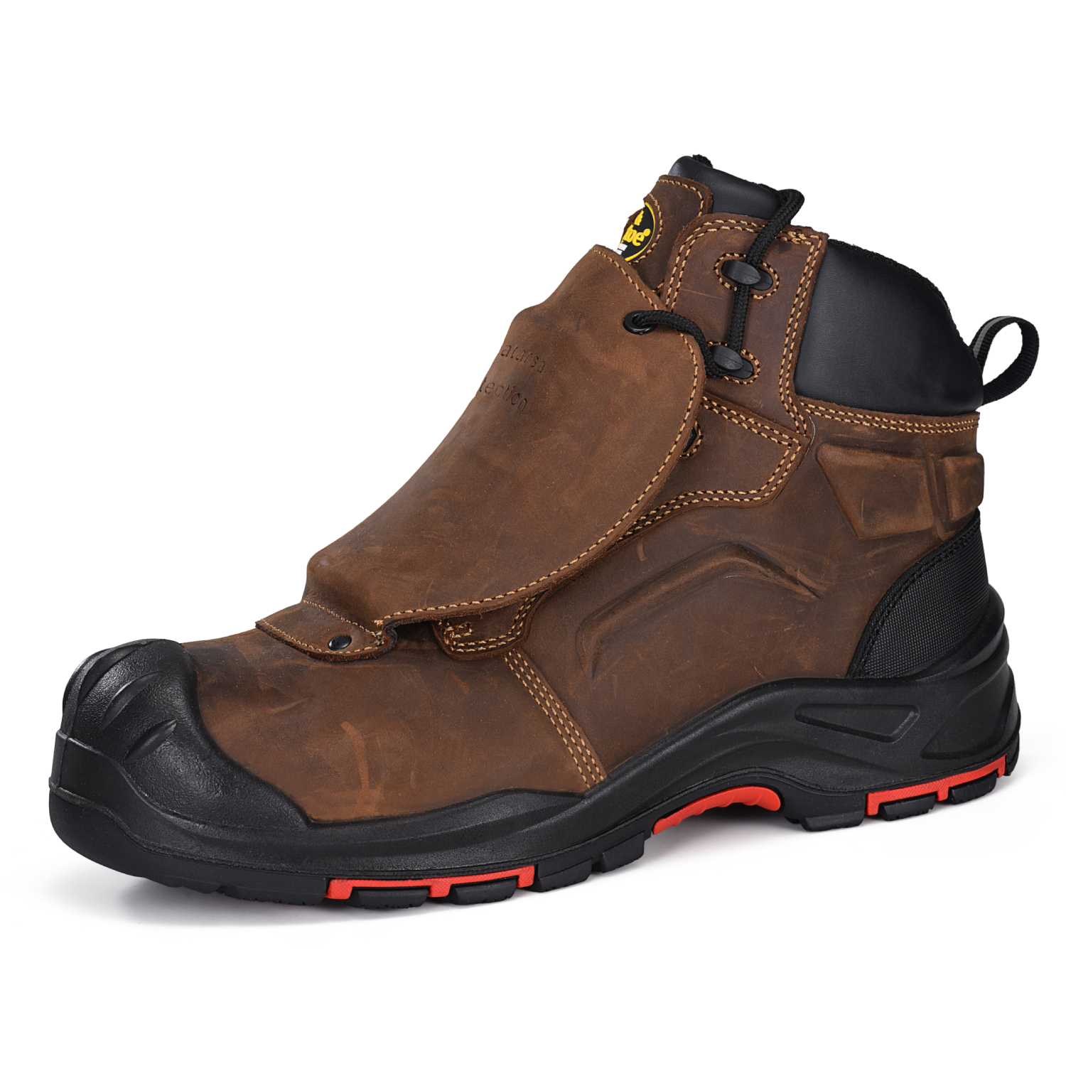 Mining Work Boots Superior Oil & Slip Resistant Metal Free Safety  M-8552 Metatarsal