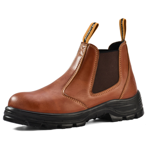 Brown Color Chelsea Work Boots M-8025 