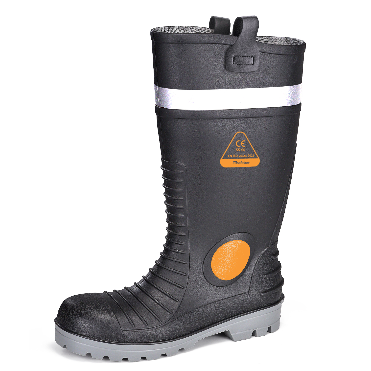 S5 Steel Toe PVC Boots Waterproof W-6055 Aqua Guarder