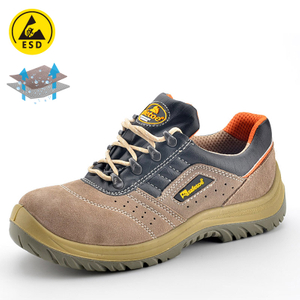 Steel Toe Summer Safety Shoes L-7268 Beige