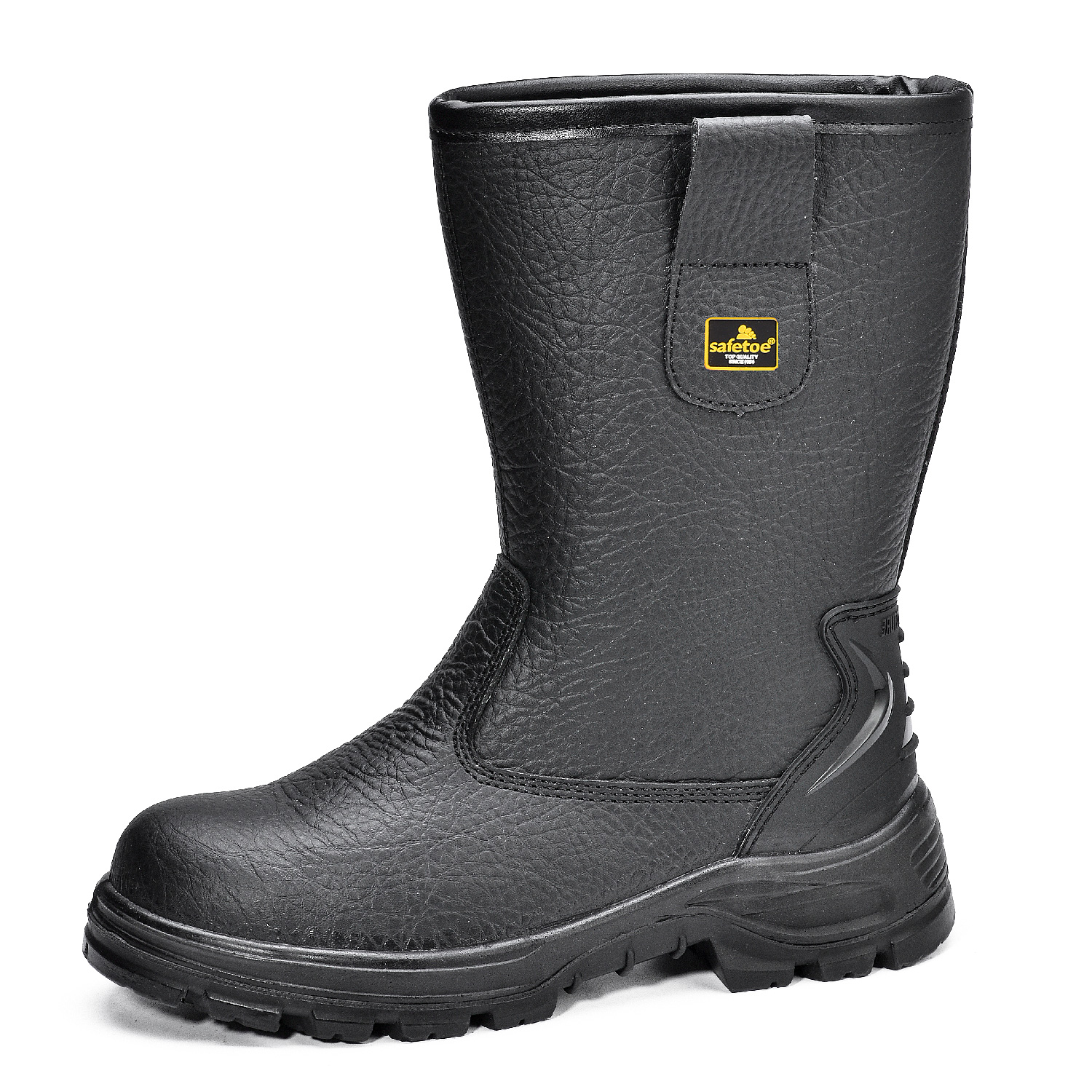  Steel Toe Industrial & Construction Boots for Men Working H-9430 Black