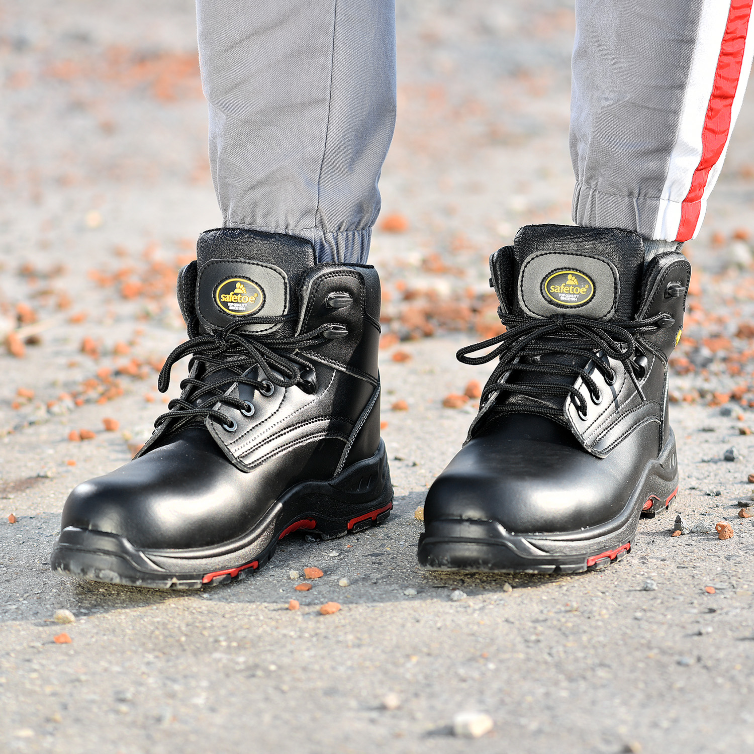 Ready Stock Waterproof S3 Safety Boots M-8356RB