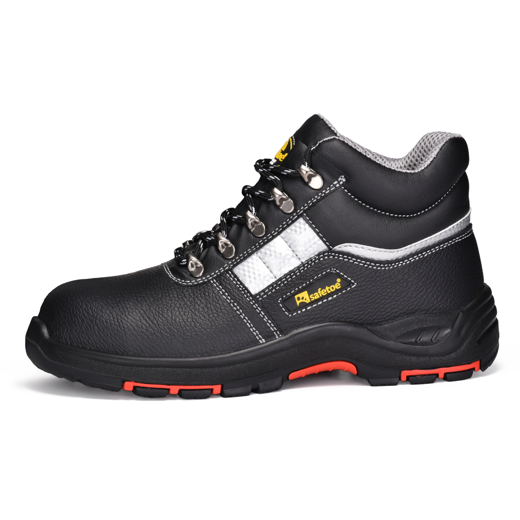 PU Rubber Safety Shoes  Protective Work Boots  M-8027PR