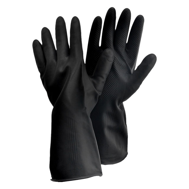 Oil & Chemical Resistant Work Gloves FL-0056 Black