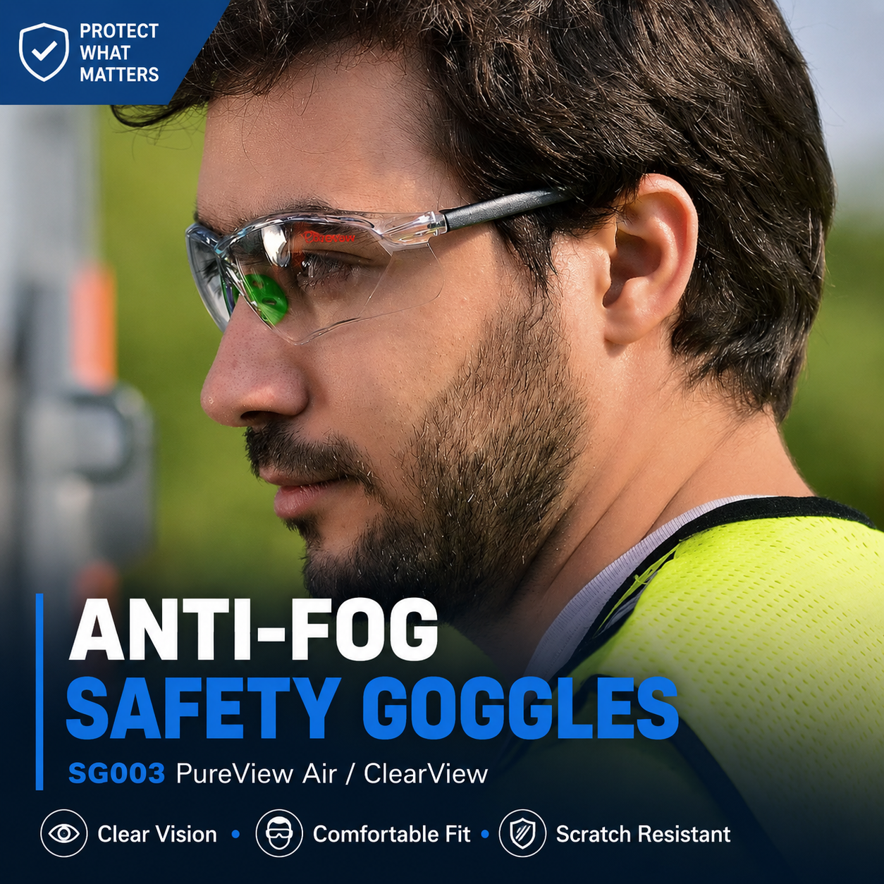 A High-Definition Protective Goggle That Truly Solves Fogging and Discomfort