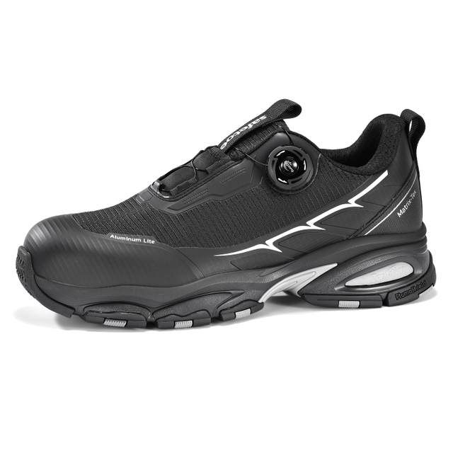 L-7601 black lightweight S3 safety shoes with QuickDial™ closure 