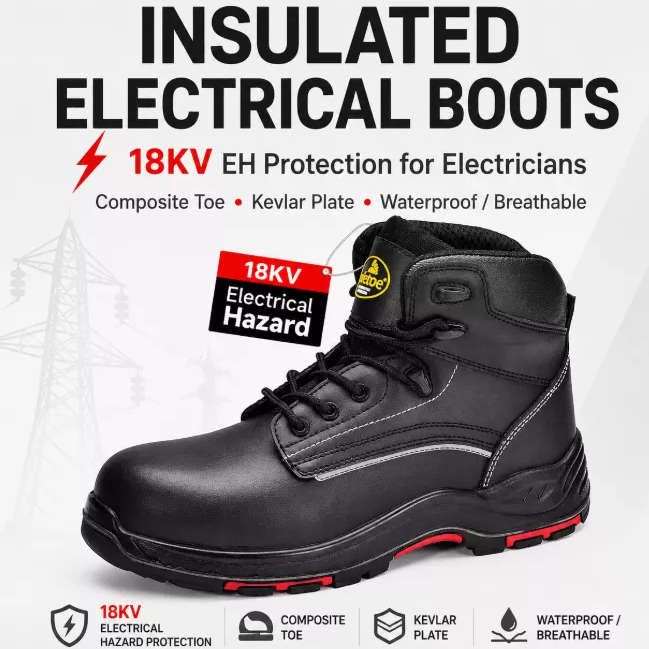 Protect Your Feet with Safetoe Insulated Electrical Boots: The Best Choice for Electricians