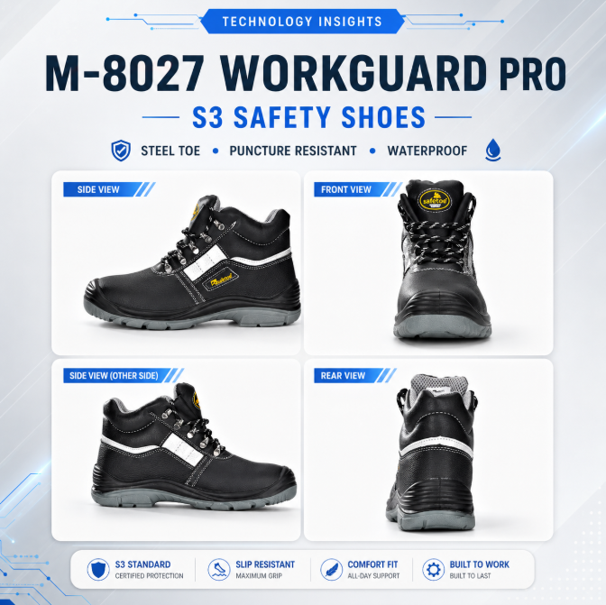 M-8027 WorkGuard Pro: When Safety Shoes Become More Than Gear—They Become a Worker’s Confidence