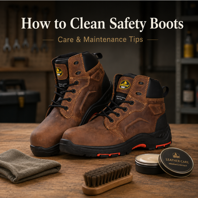 Please Clean Your Safety Boots Properly