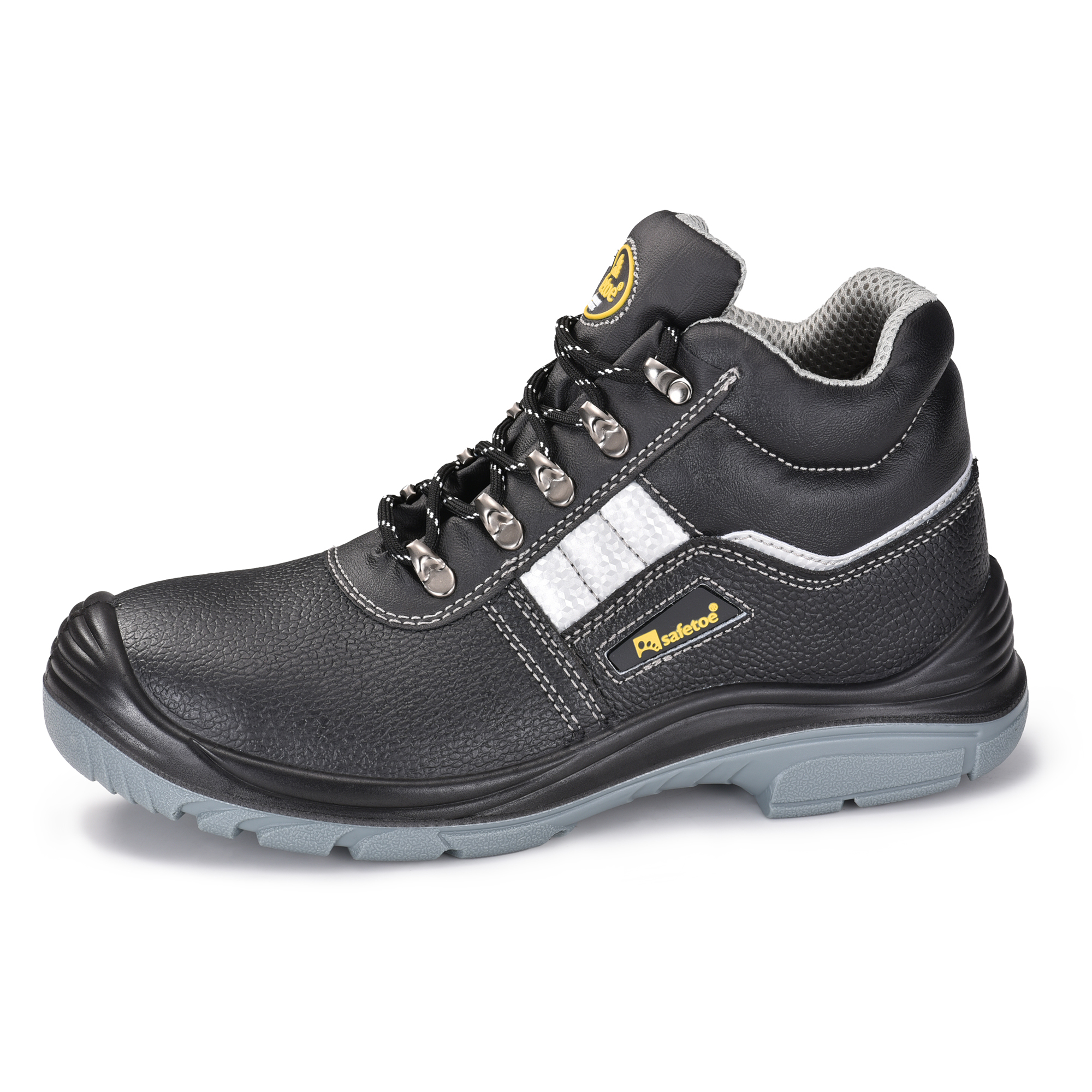 M-8027 steel toe construction safety boots with puncture protection for builders and contractors