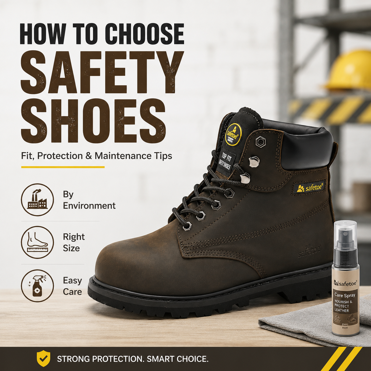 Safety Shoe Selection and Maintenance Strategy