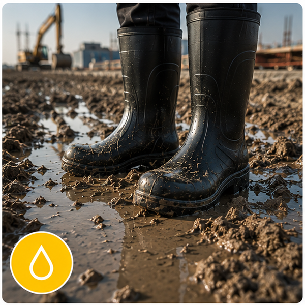 1.Construction Gum boots