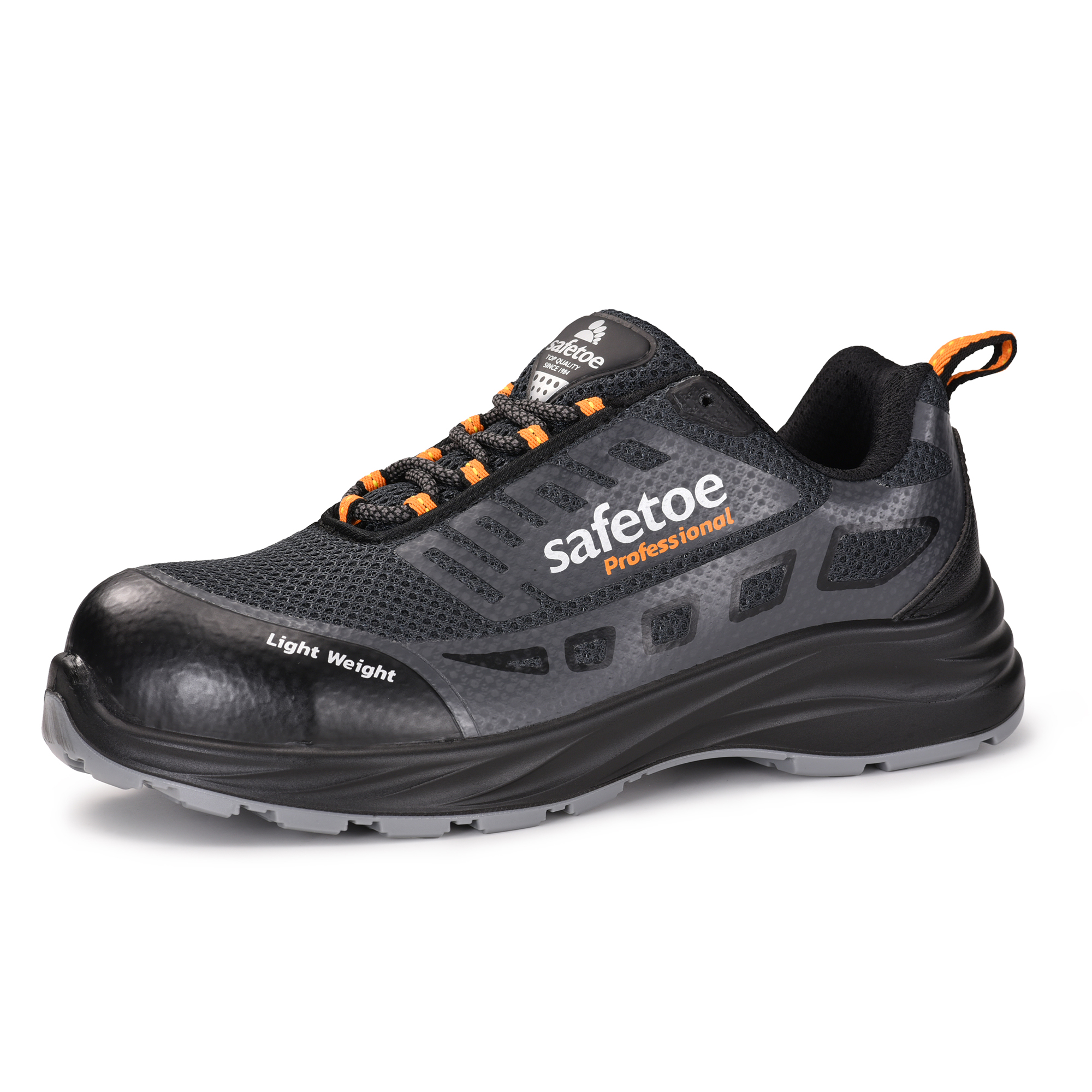 L-7571 lightweight breathable safety sneakers with composite toe and Kevlar puncture protection