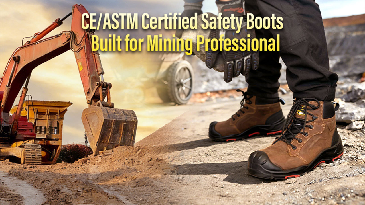 Water Resistant Metal-Free Mining Boots M-8552