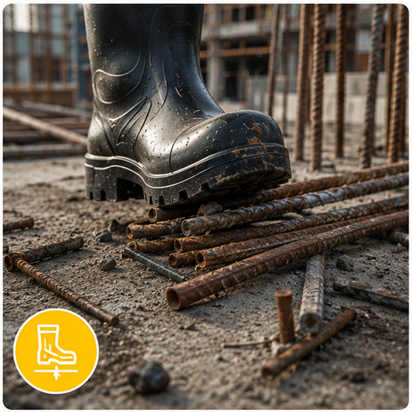 3.Construction Gum boots