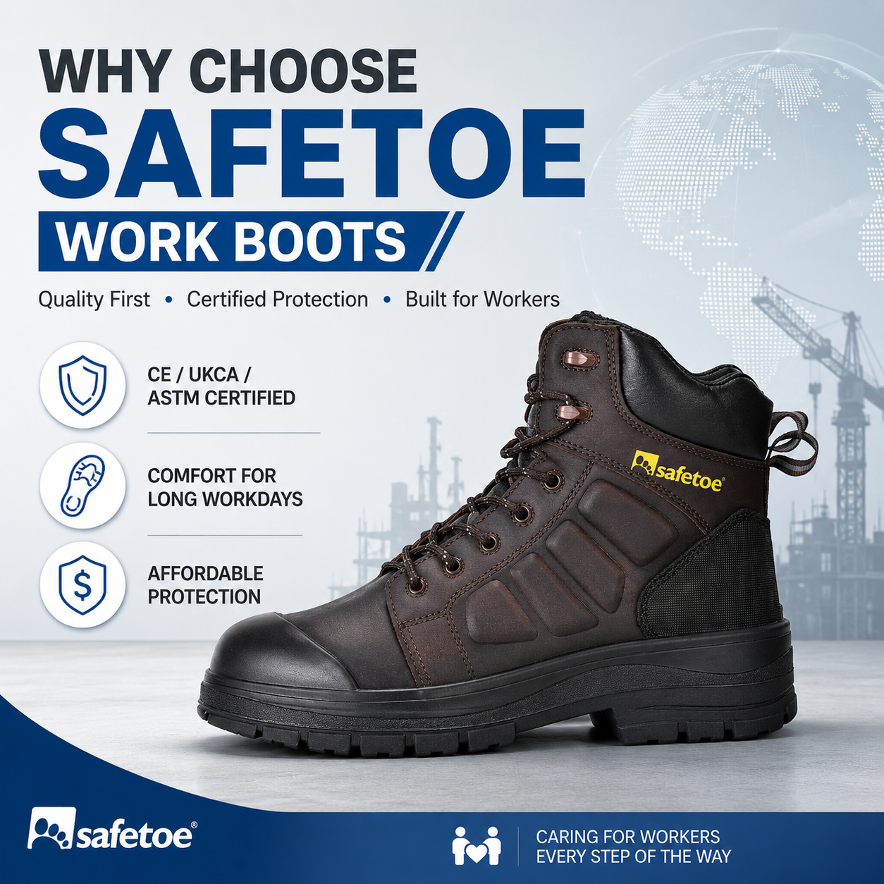Why choose Safetoe's work boots?