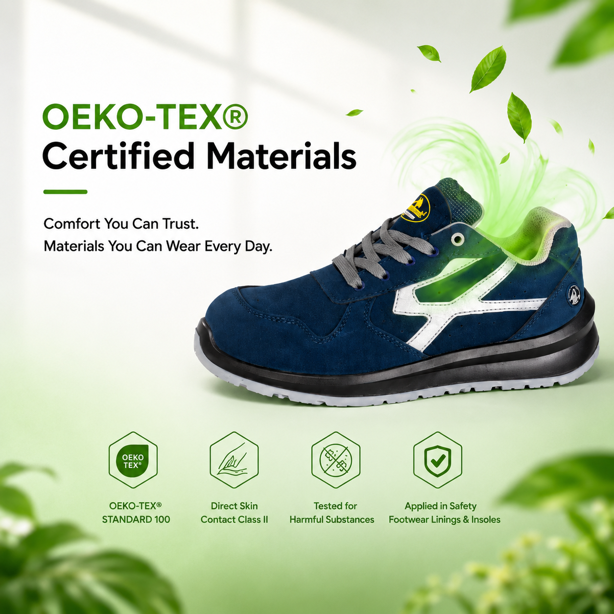What Does OEKO-TEX® Certification Mean for Safety Footwear Buyers?