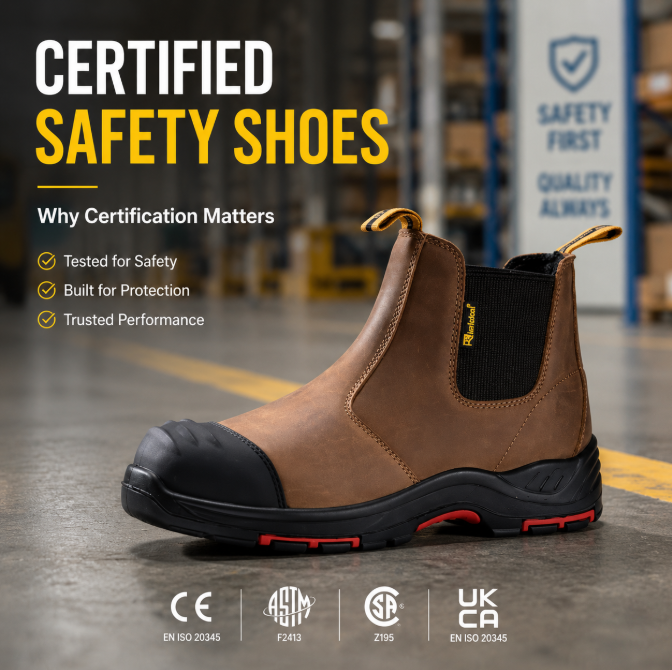 Choose Certified Safety Shoes for Your Workers