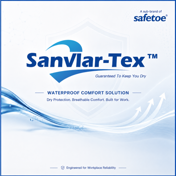 Sanvlar-Tex Waterproof Sock Liner in Safetoe Safety Shoes: Technology and Applications