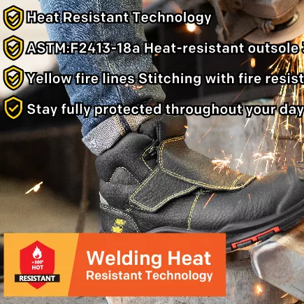 M-8387 Welding Work Boots: Top Protection And Comfort for The Welding Industry