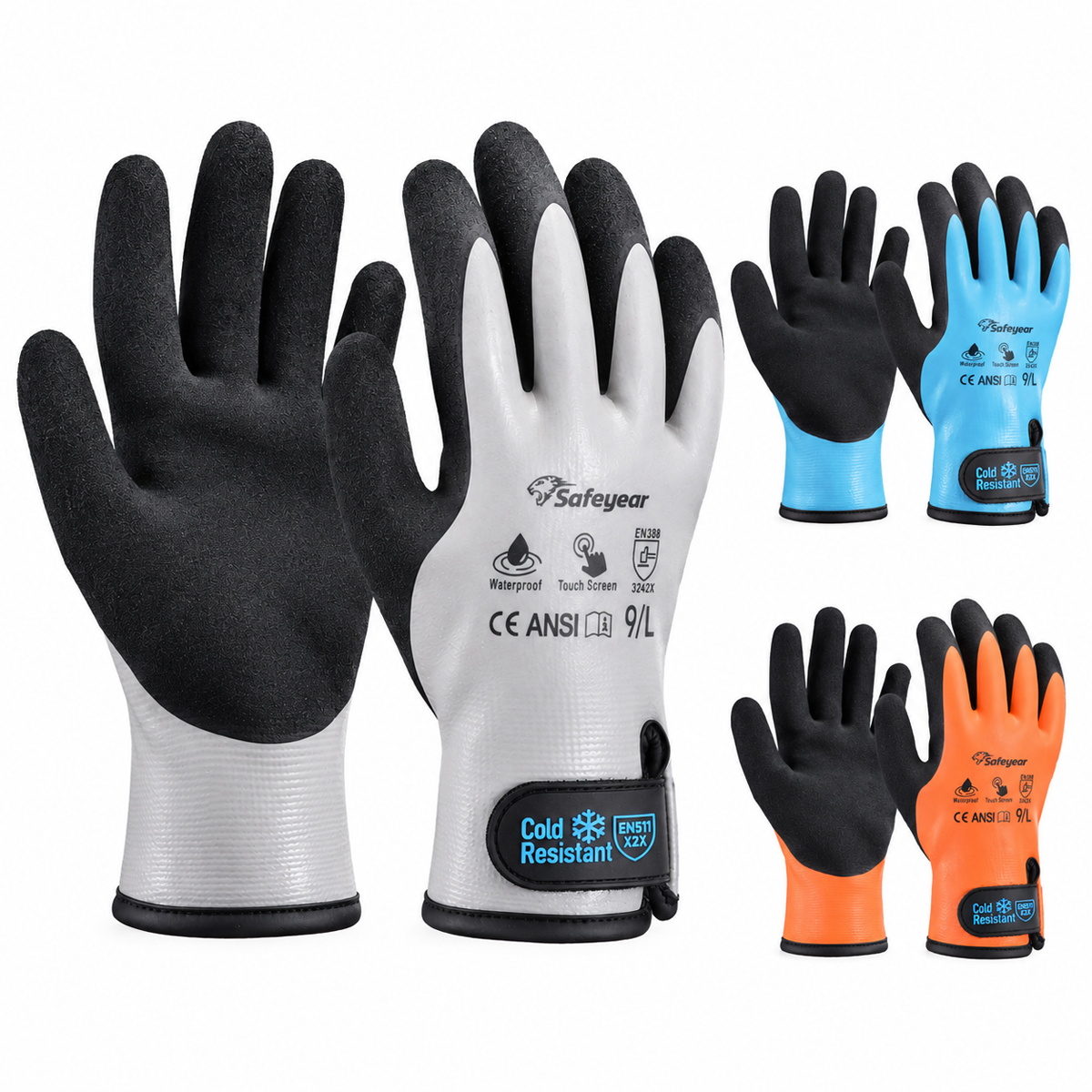 Safeyear FL-9002 Cold Weather Work Gloves